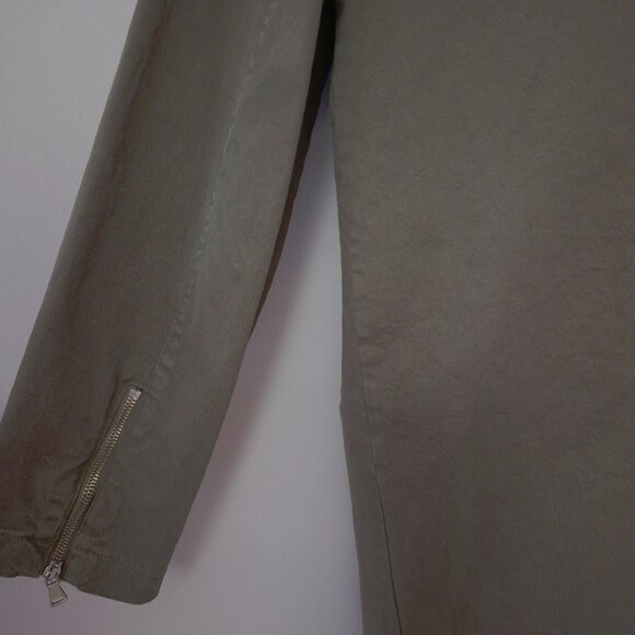 EUC Tyli green jacket w/ removable inner vest & embellished stone shoulders, L - Picture 9 of 11